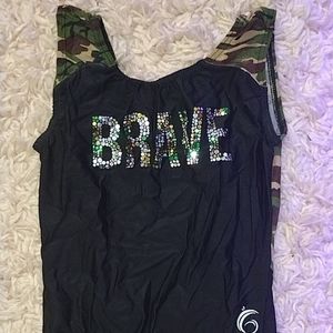 🌸 Garland Activewear Gymnastics Leotard Adult Medium